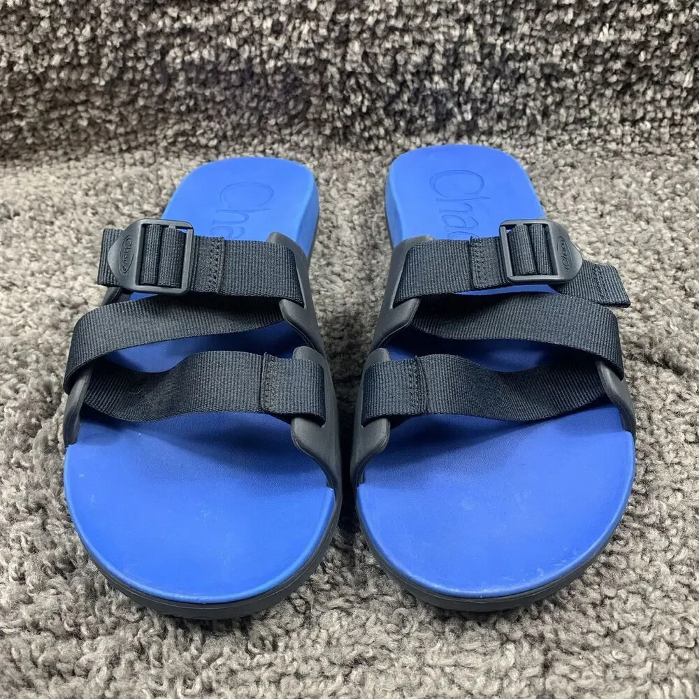 Chaco Chillos Slide Sports Sandals Active Blue JCH107099 Men’s Size 12